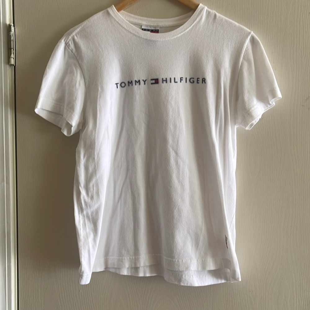 Vintage Tommy Hilfiger Made In USA White T-shirt